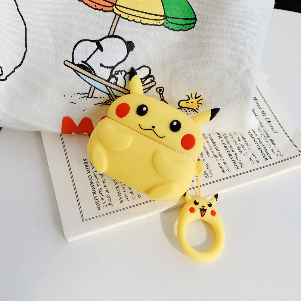 For Pods Pro GJ6063 Милый мультяшный защитный чехол Pika Cat Paw для Apple Airpods Pro, Bluetooth, чехол для наушников Airpods, 3 чехла, авокадо, гарнитура - Цвет: For Pods Pro GJ6063