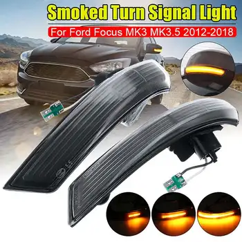 

Dynamic Turn Signal Led Side Wing Rearview Mirror Indicator Flowing Led Blinker Repeater Light For Ford Focus MK3 MK3.5 2012-18