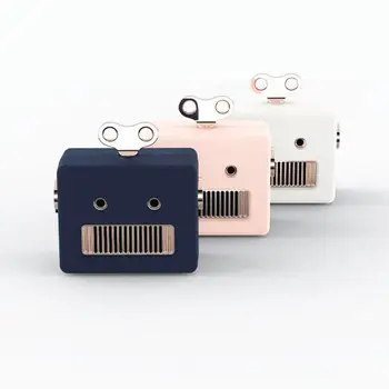 

Metermall Easy To Carry Mini Wireless Car Bluetooth Speaker Cute Smiley Robot Large Volume Speaker For Outdoor Activities