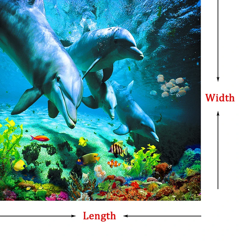 Adesivo de Piso 3d Personalizado Estilo Oceano adesivo piso 3d personalizado estilo oceano 03