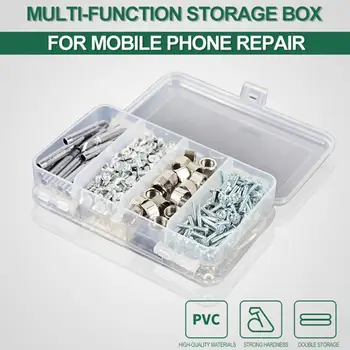 

Multi-function 6 Grids Storage Box Mobile Phone Accessories Screw Container