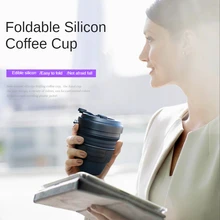 Aliexpress - 450ML/16oz Collapsible Camping Cup Silicone Folding Coffee Cup Sport Bottle Portable Travel Outdoor Foldable Telescopic Cup