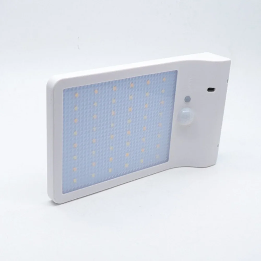 Открытый Солнечный уличный свет 48Led двухцветный Регулируемый садовый свет аварийный пульт дистанционного управления индукционный