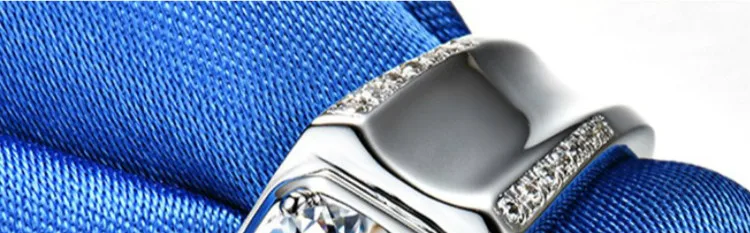 Простое мужское кольцо 2ct карат чистое серебро обручальные кольца имитация муассанита кольцо Модные ювелирные изделия