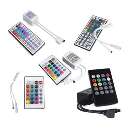 Led Controller 44 Keys 24 Keys LED IR RF RGB Controller LED Lights Controller RF Remote Dimmer DC12V For RGB 3528 5050 LED Strip