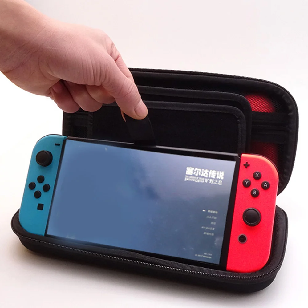 Противоударная сумка для хранения для игровой консоли nintendo Switch и аксессуаров портативный чехол для переноски водонепроницаемый портативный защитный чехол