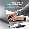 UGREEN-Adaptador de concentrador Micro USB divisor para MacBook Pro Surface MateBook, PC, USB HUB 3,0, 2,0, Ultra Mini, 4 puertos, USB 3,0 ► Foto 3/6