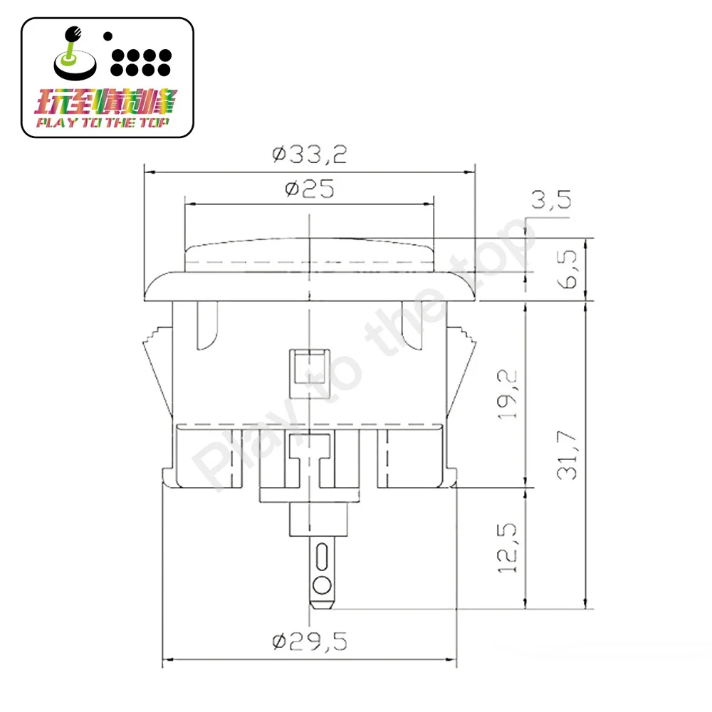 Классический 2 плеер оригинальная Sanwa 5Pin 8way джойстик аркадный комплект DIY для джойстик для ПК и Raspberry Pi ретро DIY проекты& Mame Jamm