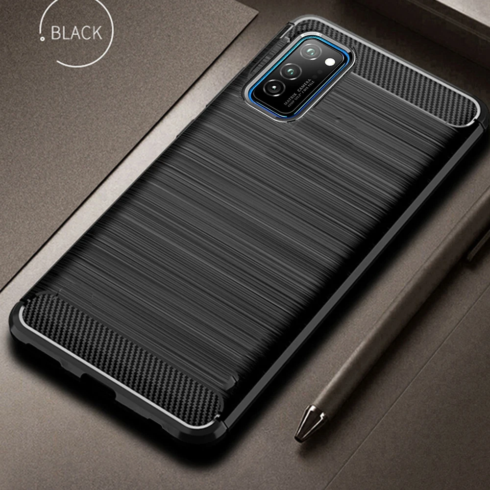 Чехол для Honor View 30 Pro чехол из углеродного волокна противоударный телефона + plus