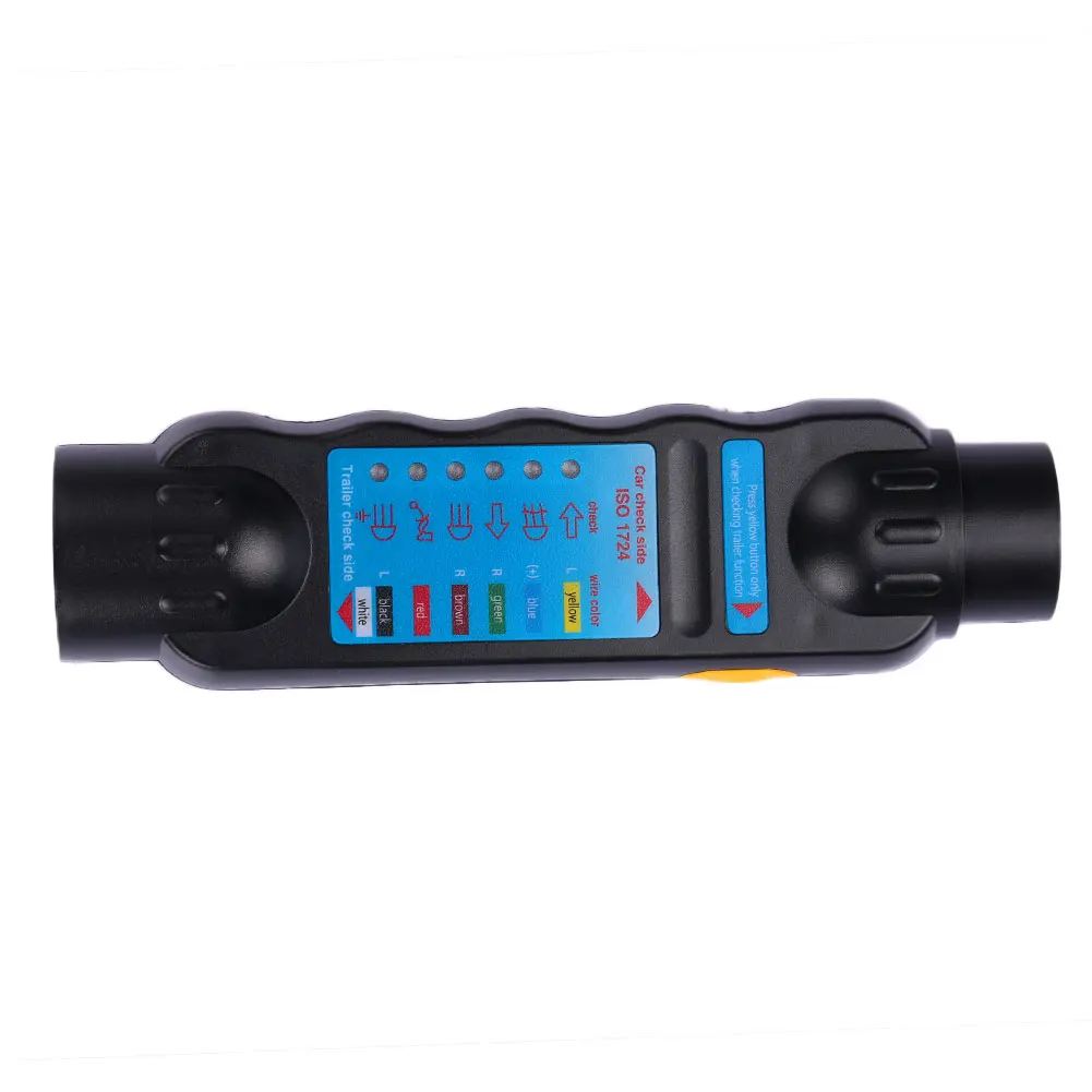 12V 7Pin Plug Socket Wiring Circuit Tester For Car Trailer Towing Light