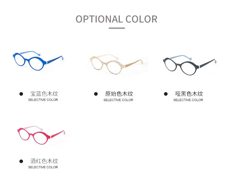 MINCL Small Frame Round Reading Glasses for Women Anti Fatigue Resin Presbyopic Glasses For Female&Male Unisex With Box NX