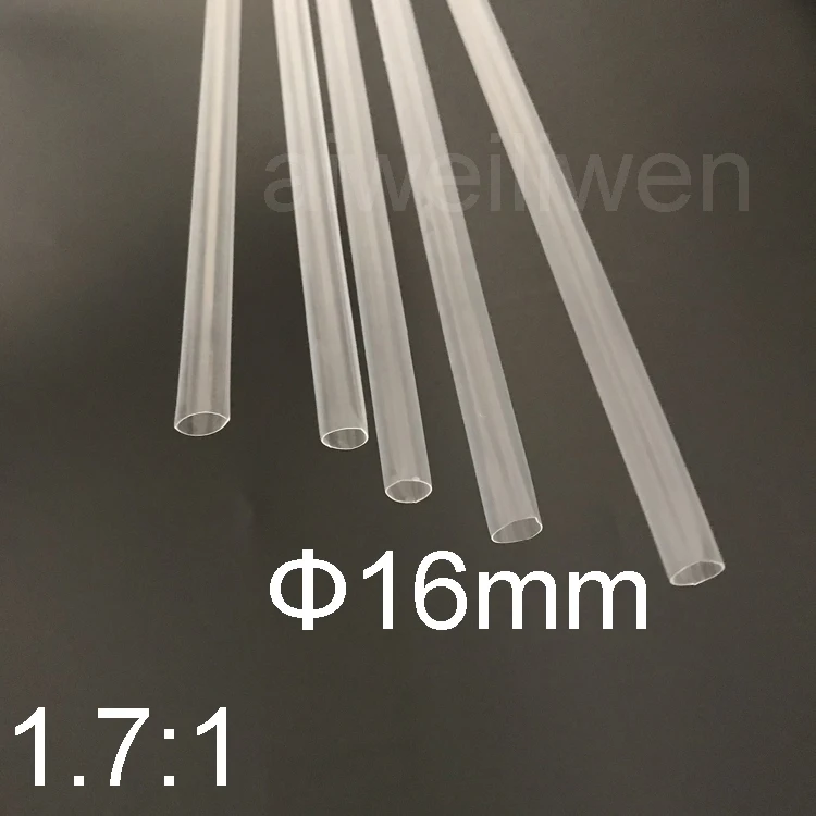 16 мм Диаметр PTFE термоусадочная трубка, 1,7 F4 F46 PFA термоусадочная трубка, политетрафторэтилен ETFE FEP термоусадочная труба