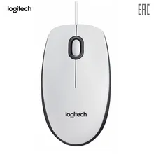 Мышь Logitech M100 White(белая, оптическая, 1000dpi, USB, 1.8м