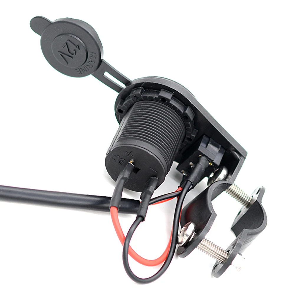 Cigarette Lighter with On-Off Switch for Motorcycle Motorbike Auto