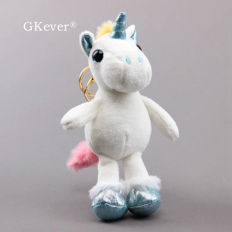 Милый Единорог плюшевый кулон с брелком милые Kawaii Peluche Игрушки Мини Мягкие животные 16 см детский подарок
