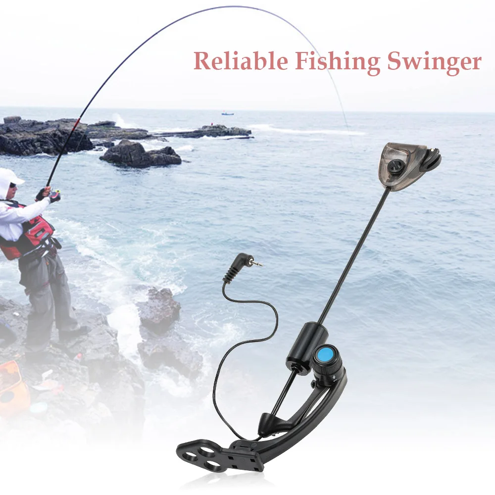 1pc LED Carp Fishing Swinger Hanger Illuminated Swinger Sensor Swinger Illuminated Bite Indicator Fishing Bite Alarm Fishing