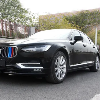 

Modified For Volvo S90 Body Moulding Bright Decorative Strip At Door Edge Sidebar Anti Collision Strip Front Fog Light Strip