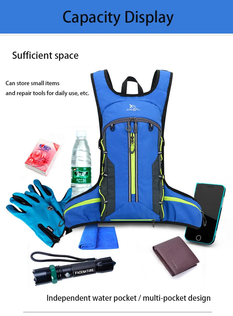 20л сумка для воды на открытом воздухе для кемпинга, сумка для выживания, гидратационный рюкзак для велоспорта, походов, верховой езды, пакет для воды, мягкая колба, Ультралегкая