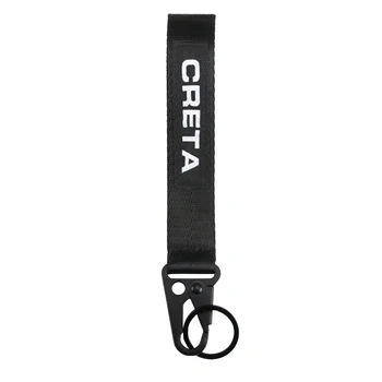 

New Fashion Car Keychain Men and Ladies Waist Hanging Key Chain Metal Key Ring Key Holder For Hyundai Creta ix25