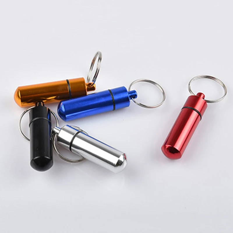 

Case Container Medicine Bottle Pill Holder Waterproof Capsule Outdoor Survival Accessories