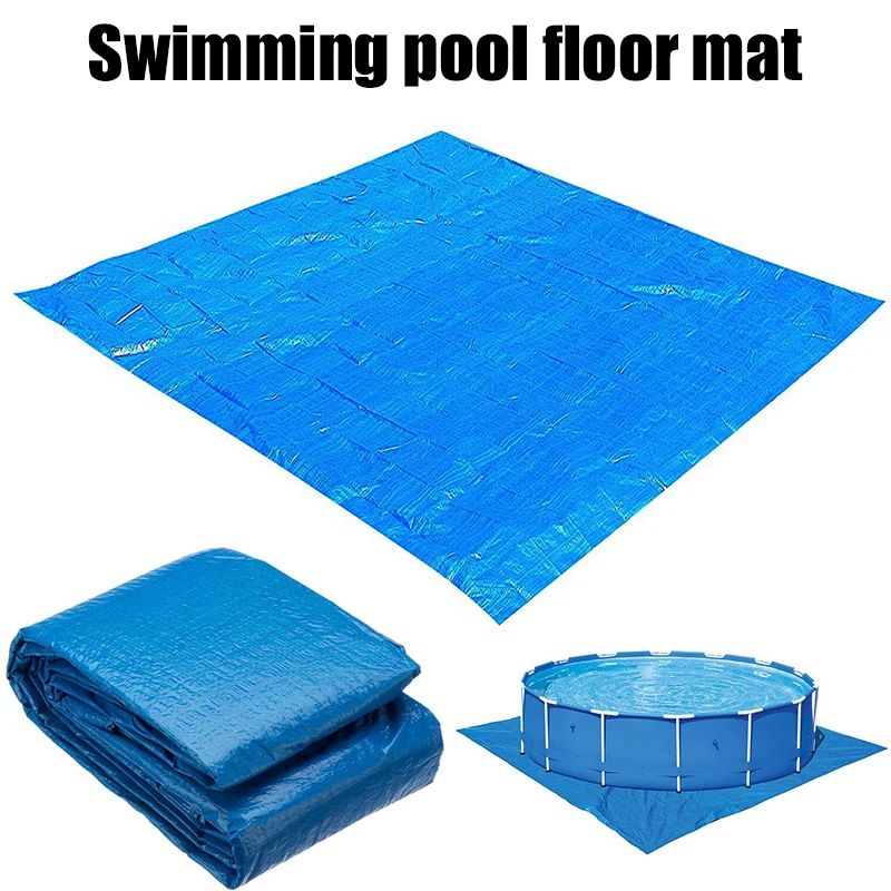 Ground Cloth Swimming Pool Safe Wear-Resistant Floor Protector Mat Foldable Waterproof Paddling Pools Protection Cover Rainproof sink anti clogging filter pool sink floor drain cover