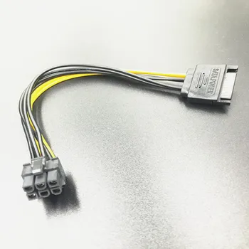 

LC38 15Pin SATA macho a 4Pin IDE Molex hembra + 15Pin SATA de alimentacion hembra Cable BAILE LI