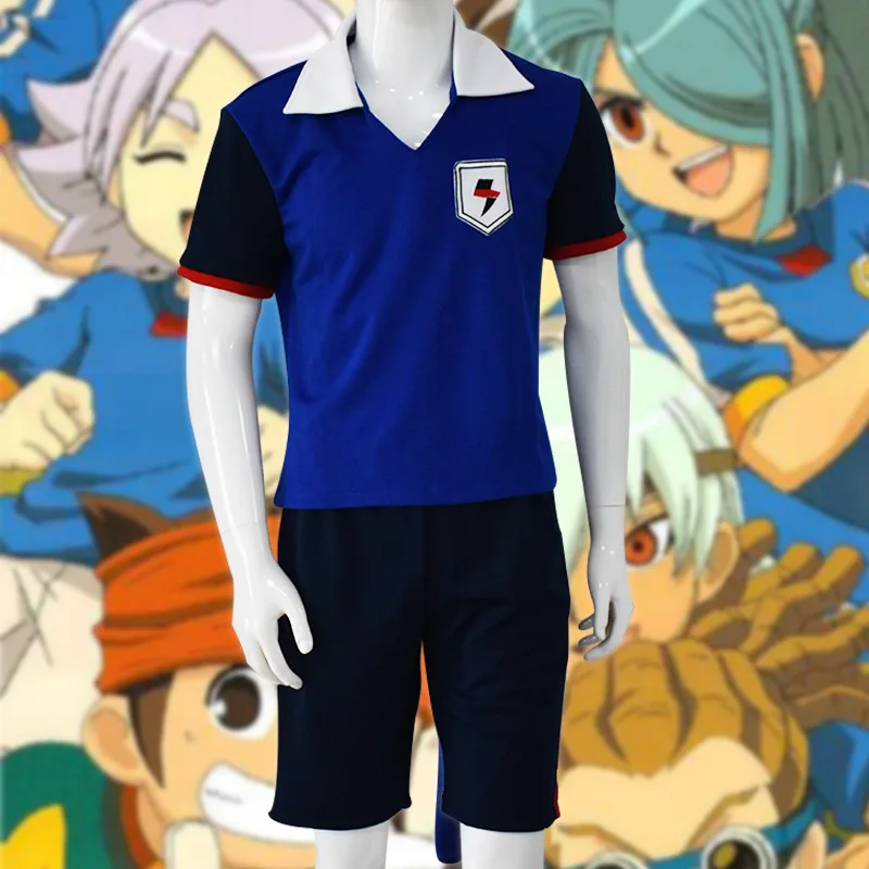 Игра Inazuma Eleven Косплей Костюм командная Школьная Форма футбольная рубашка поло унисекс полный комплект костюм на Хэллоуин