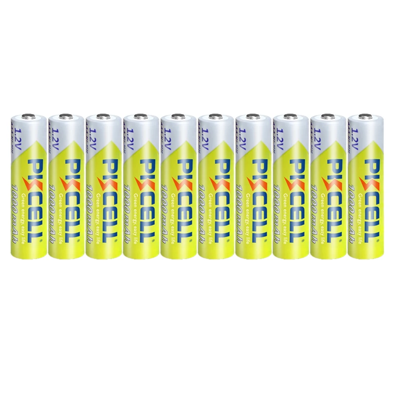 Baterias Recarregáveis da Bateria de Nimh do Aaa do Aaa do Aaa da Bateria 3a 1.2 Mah para Brinquedos da Lanterna 10 Peças Pkcell 1000 v Ni-mh Aaa - Image 4