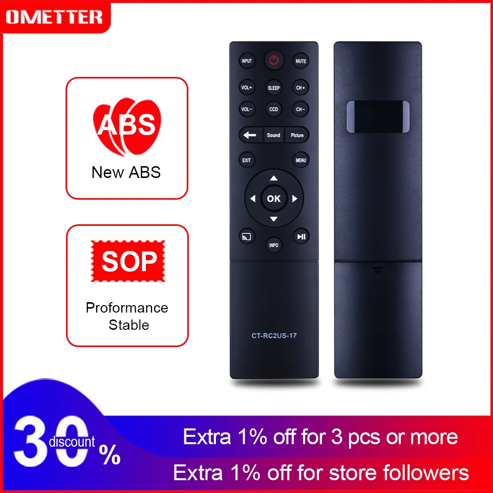 TV remote control use for toshiba led lcd CT-RC2US-17 55L621U 49L621U 43L621U 65L621U 55L421U 32L221U remoto controller | Электроника