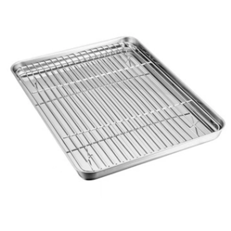 Dedicated Double Layer Stainless Steel Baking Tray Grill for Household