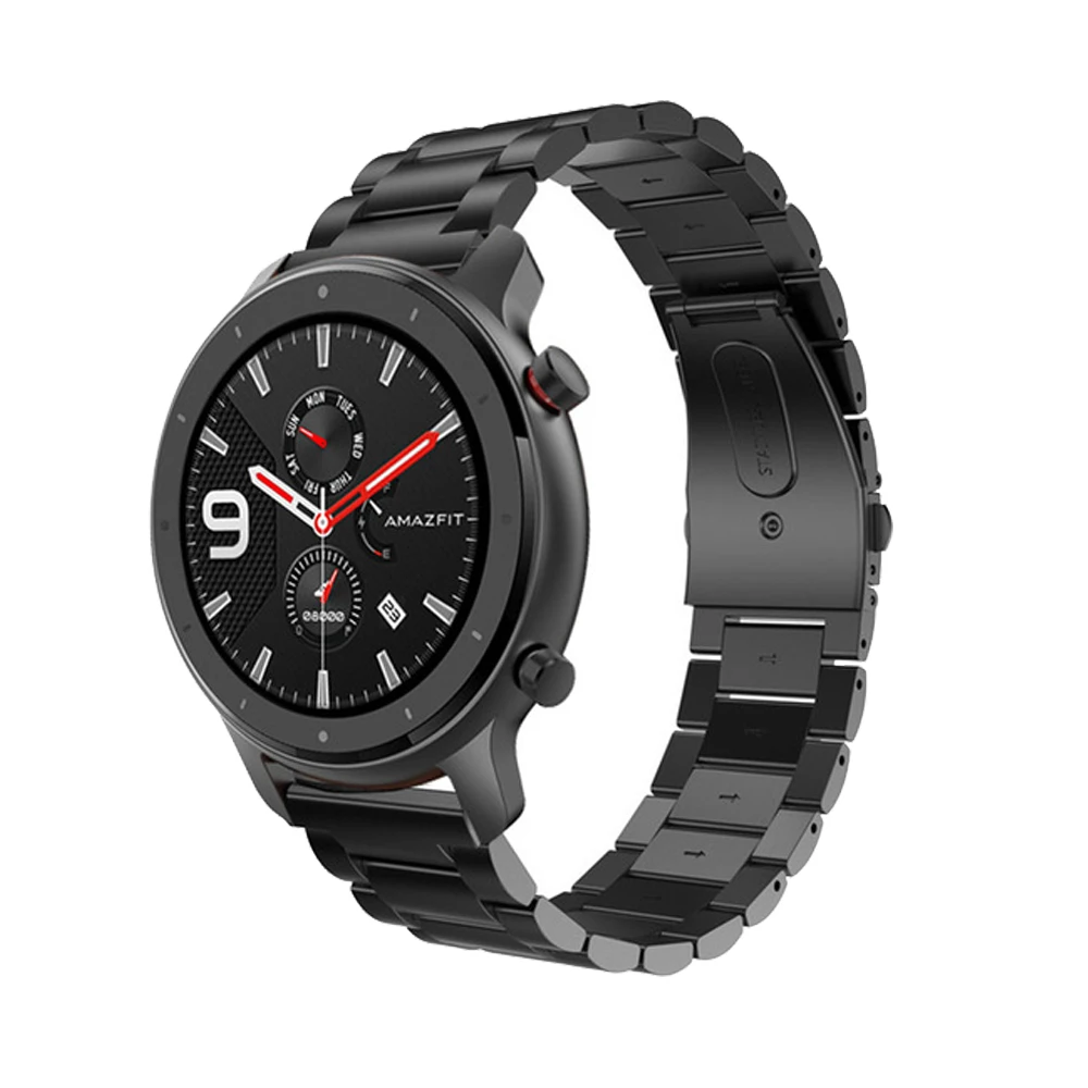 Металлический ремешок для Amazfit gtr 47 мм браслет из нержавеющей стали ремешок для Huami amazfit Bip gtr 42 мм ремешок для часов браслет