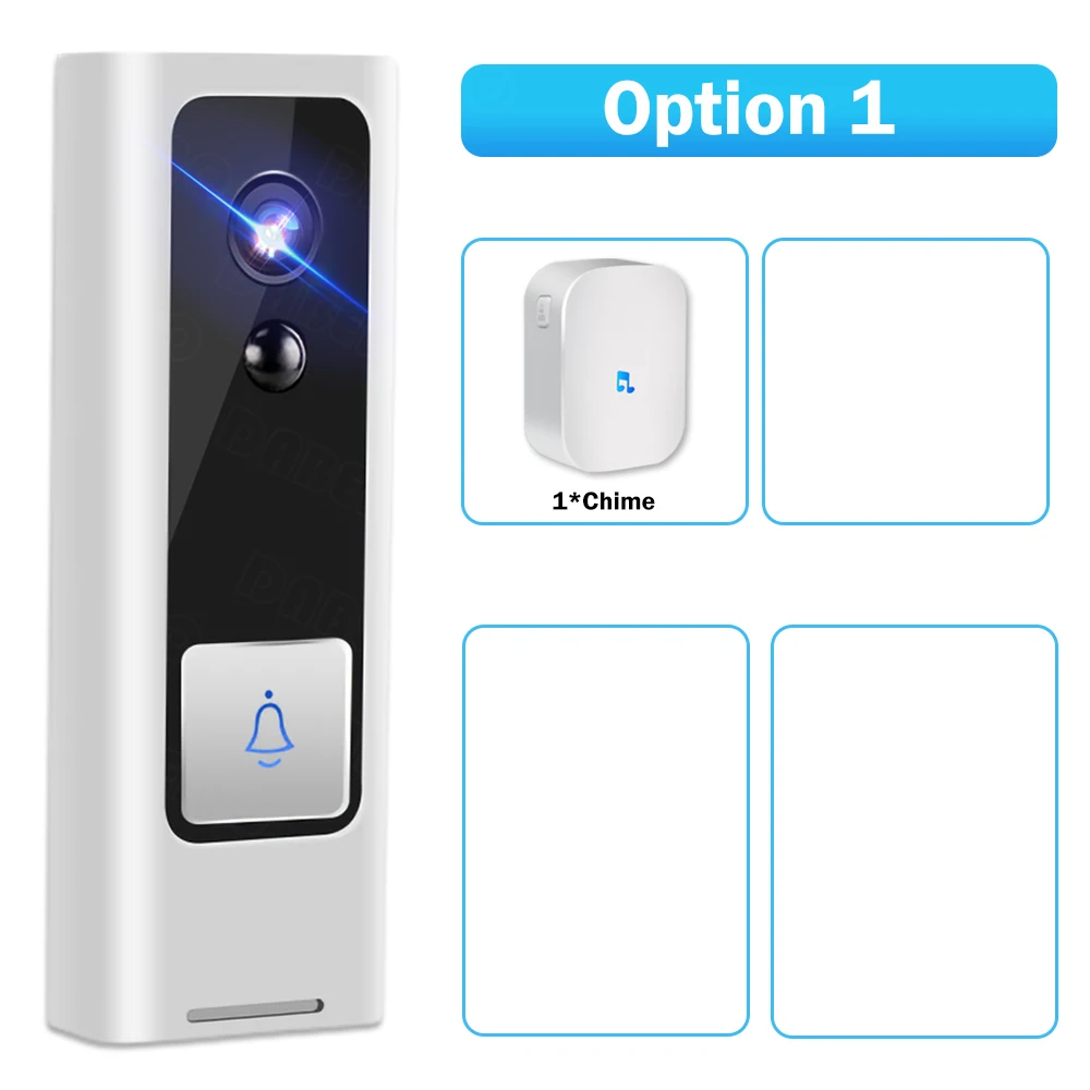 Smart Video Doorbell WiFi Wireless Camera Security Home Intercom Door Bell Two Way Audio HD IR Night Vision Door Phone Camera camera intercom system Door Intercom Systems