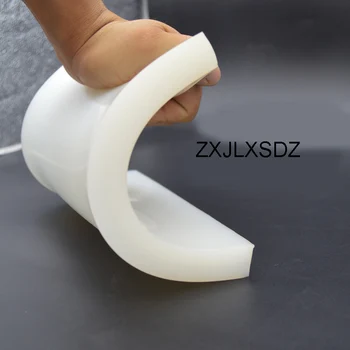 

White silicone cushion shock absorption silicone block rubber rectangular cushion shockproof furniture cushion