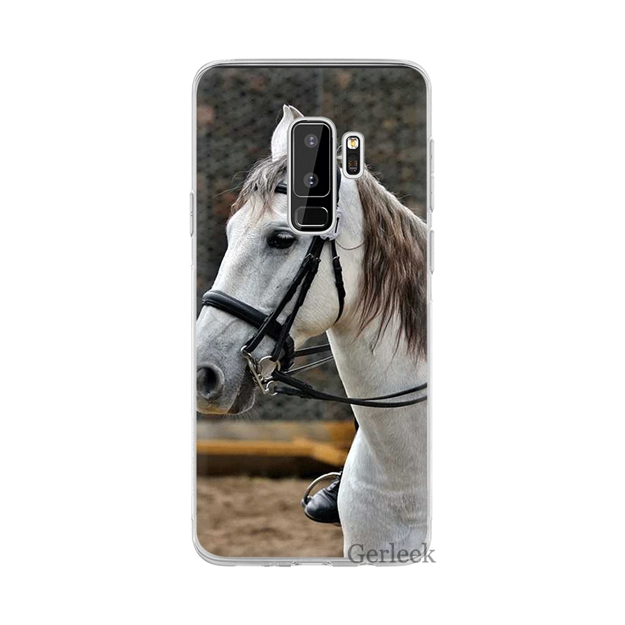 Чехол для телефона из термополиуретана для samsung A5 A6 A7 A8 A9 A10 A20 A30 A40 A50 A60 A70 крышка конь искусства