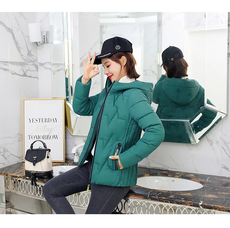 Abrigos Mujer Invierno Short Winter Jacket Women Fur Cotton Padded Jacket Female Parka Womens Jacket Winter Coat for Woman