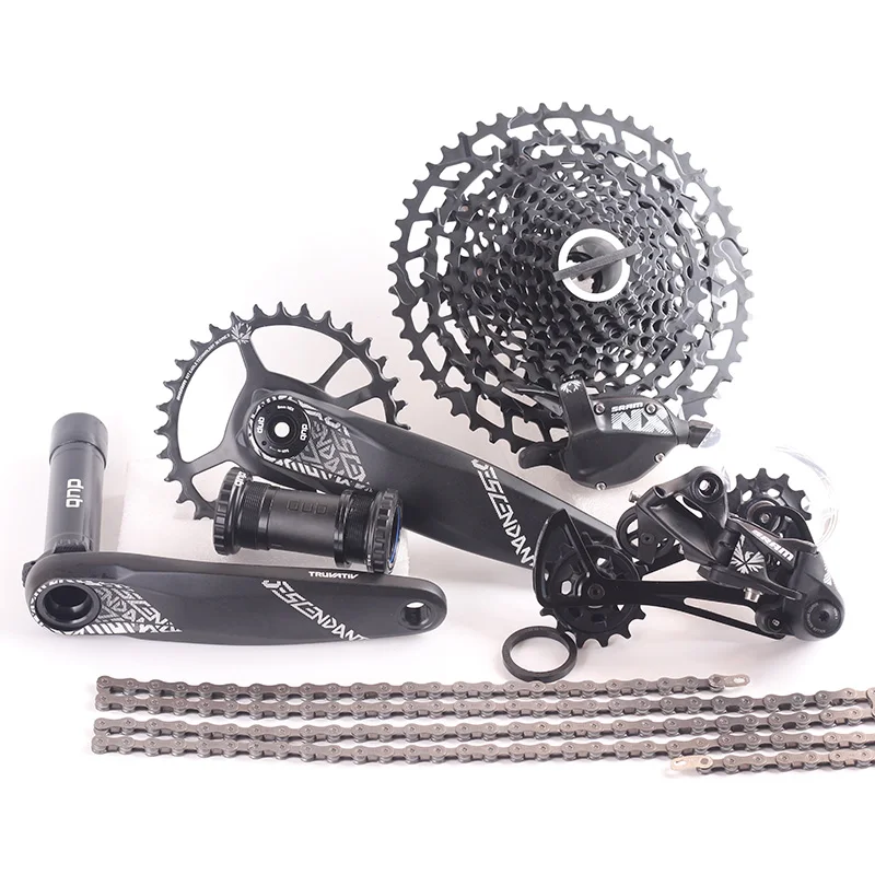 Najtaniej SRAM NX EAGLE 1x12 11 50T zestaw grupowy prędkości DUB 175 170mm wyzwalacz Shifter przerzutka tylna kaseta łańcuch mechanizm korbowy