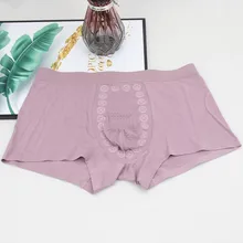 Plus Size Men's Boxers Brief Modal Seamless Underwear Man Breathable Panties Sexy Solid Cuecas Trunks Brand Shorts Underpants