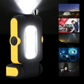 

3 Modes COB LED Magnetic Torch Work Light Work Lamp Outdoor Car Repairing Tool Multifunctional Battery Operated LED Flashlight