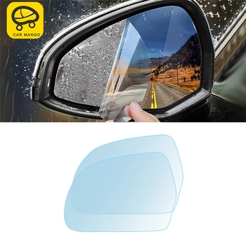 

CARMANGO Car Anti Fog Rearview Mirror Film Rainproof Clear Sticker Window Protective Waterproof for Audi Q3 8U 2016 2017 2018