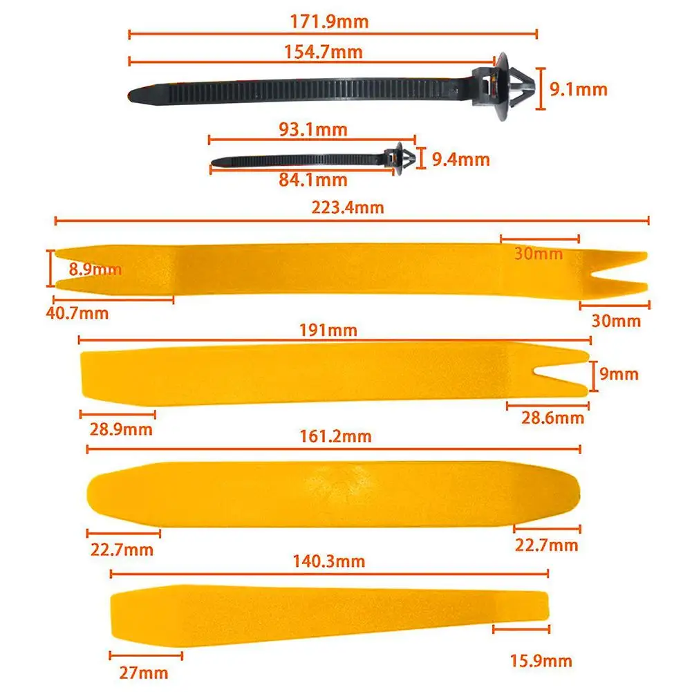 460 шт. Авто зажимы автомобильный фиксатор кузова ассортимент пряжки двери автомобиля панели пряжки зажимы элементы отделки автомобиля Застежка заклепки комбинированный набор