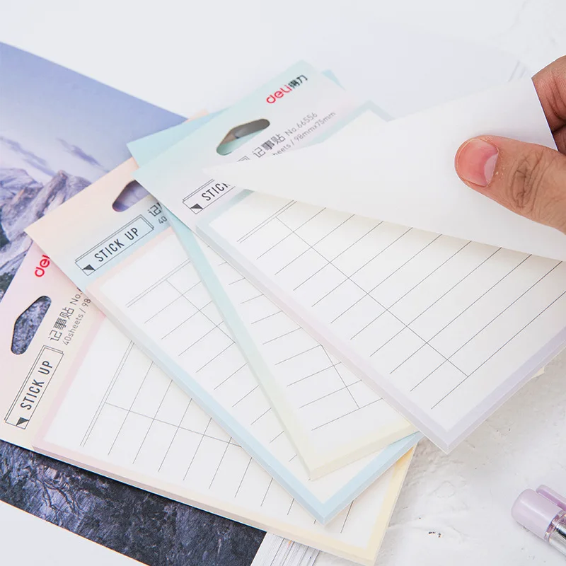 Deli 66556 Notes Hipster Sticky Notes Sticky Note Cute South Korea Note Students Stationery