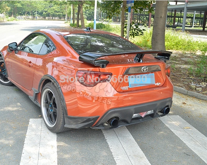 Аксессуары для Subaru BRZ Toyota 86 GT86 FRP стекловолокно Неокрашенный праймер цвет задний спойлер на крышу багажника крыло губы крышка багажника
