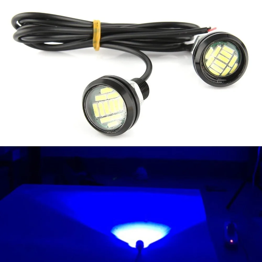 

2PCS Blue 12V 15W Eagle Eye LED DRL Daytime Running Car Motor Rock Underbody Lamp Backup Reversing Parking Signal Light