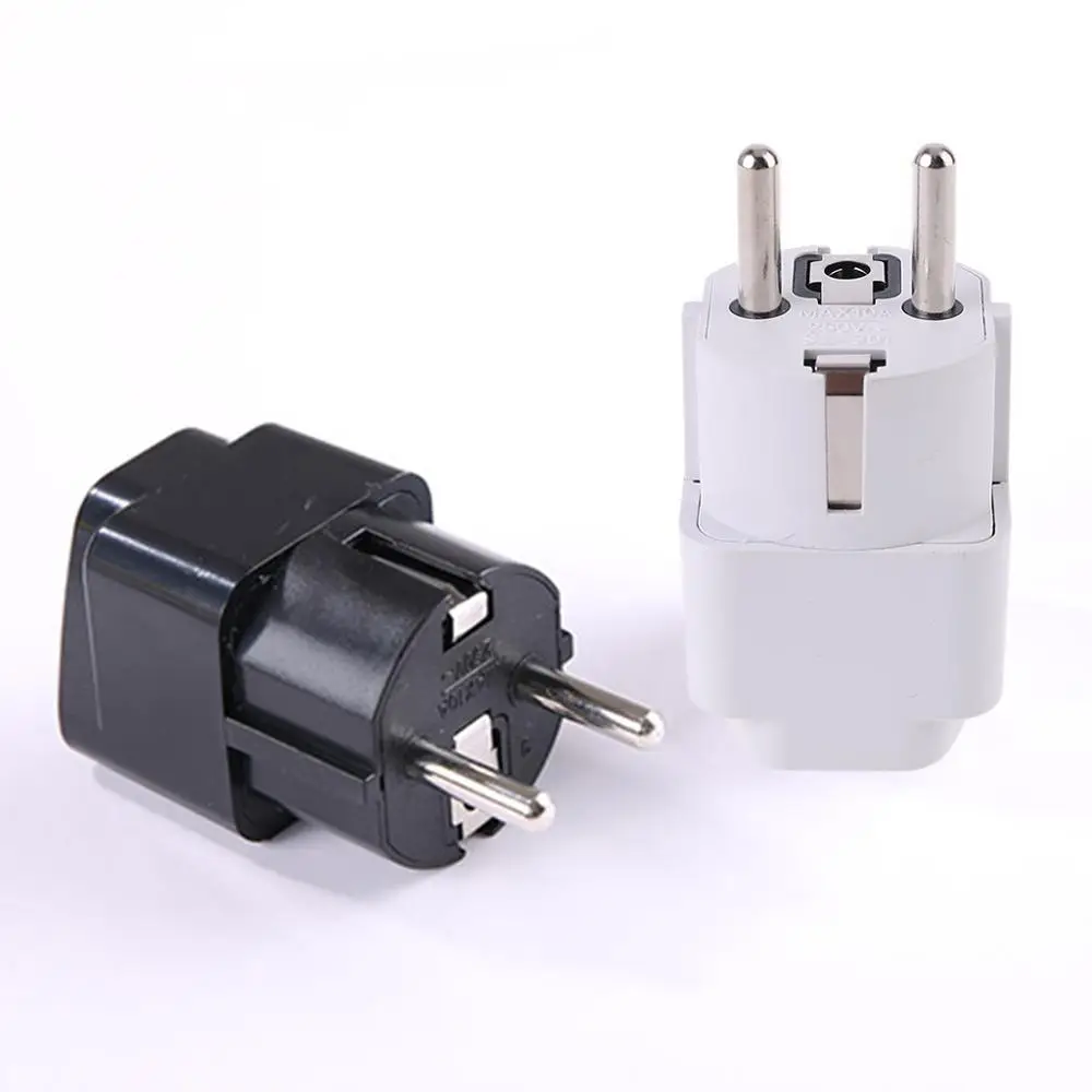 

Universal EU Plug Adapter to UK US EU Electrical Outlet Power Converter Travel