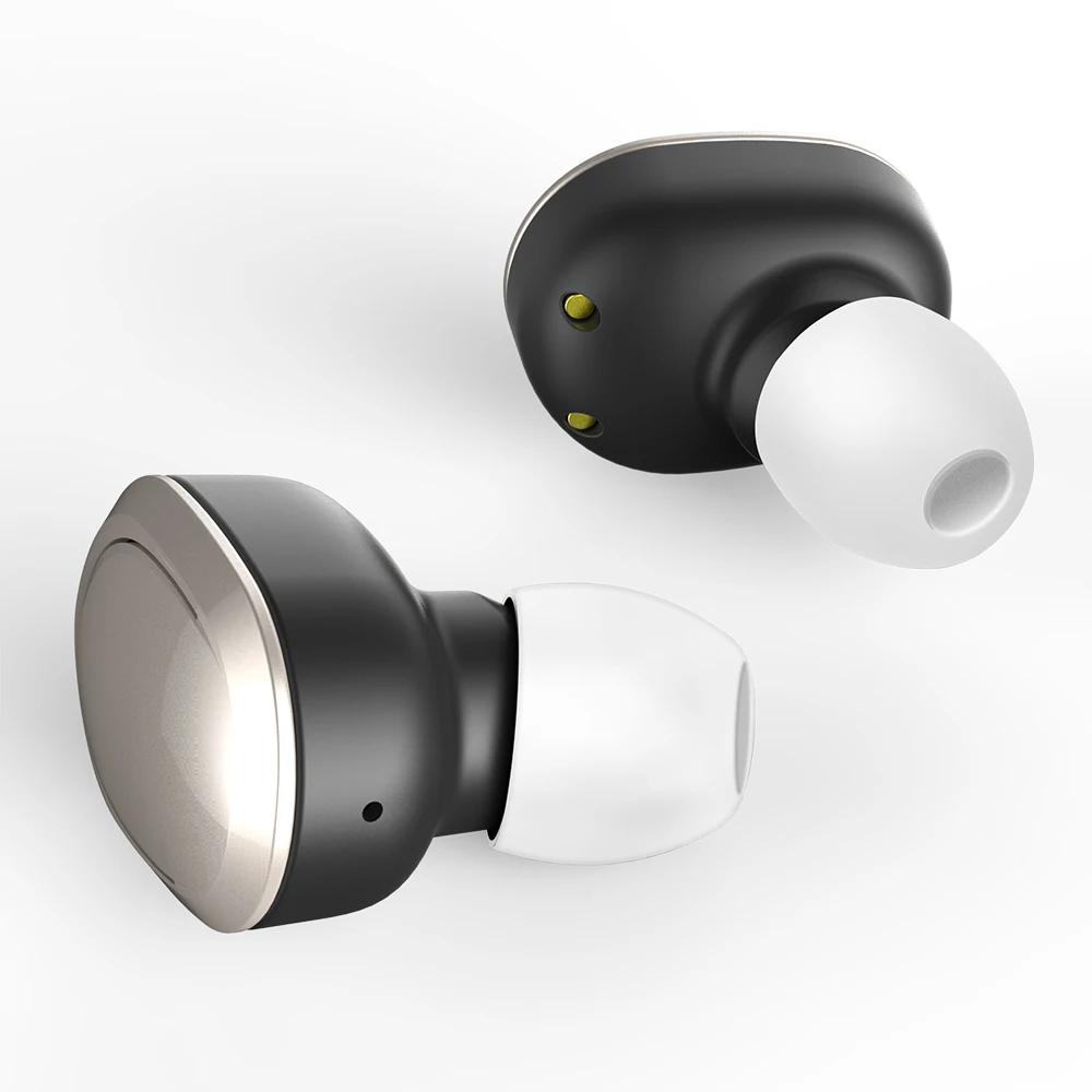 Silver Chinese T12 мини TWS Bluetooth наушники Двойные стерео беспроводные наушники бас Bluetooth 5,0 гарнитура громкой связи для телефонов PC Pad ТВ автомобильный коврик - Цвет: Silver Chinese
