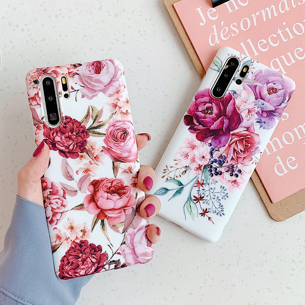 Винтажный чехол для телефона Huawei P20 P30 Lite P40 Pro Mate 20 Nova 4 5i мягкий матовый IMD