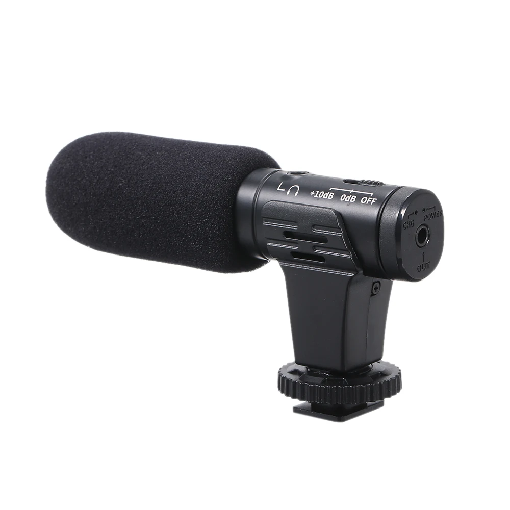 MIC-07PRO видео микрофон супер-кардиоидный пикап DSLR камера видеокамера с микрофоном смартфон Запись голоса микрофон