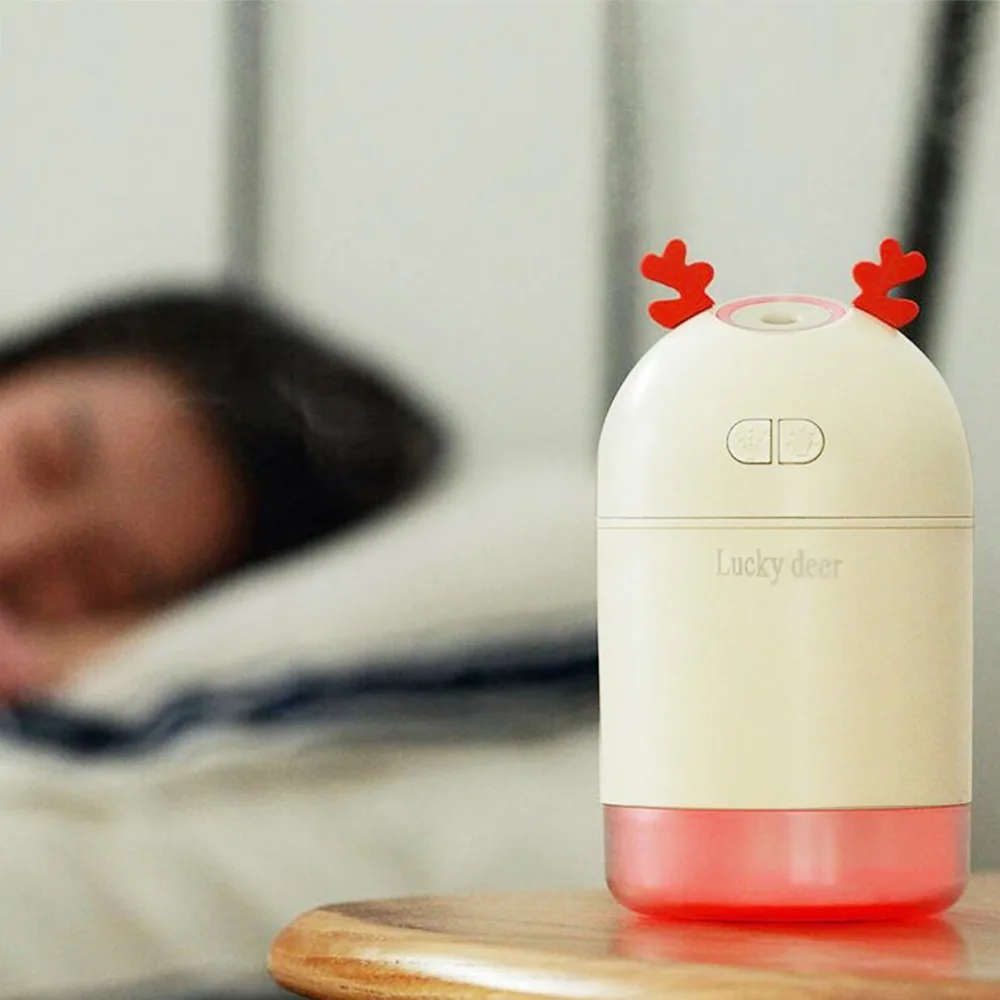 Lucky Deer увлажнитель Usb с внешней подсветкой Разъем Ins маленькая милая форма мини портативный домашний увлажнитель воздуха для офиса