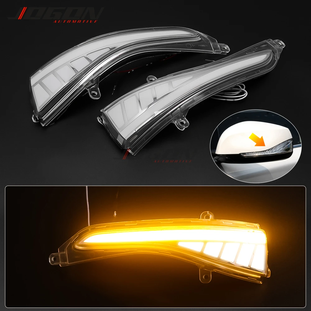 2x For Infiniti Q30 Q50 Q60 Q70 QX50 QX60 QX70 LED Dynamic Turn Signal Light Side Mirror Sequential Indicator Blinker Lamp