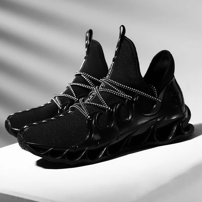 Najtaniej Blade Warrior Mesh buty do biegania dla mężczyzn trampki z poduszkami dla dorosłych oddychające sportowe buty odkryty lekkoatletyczny trampki sportowe